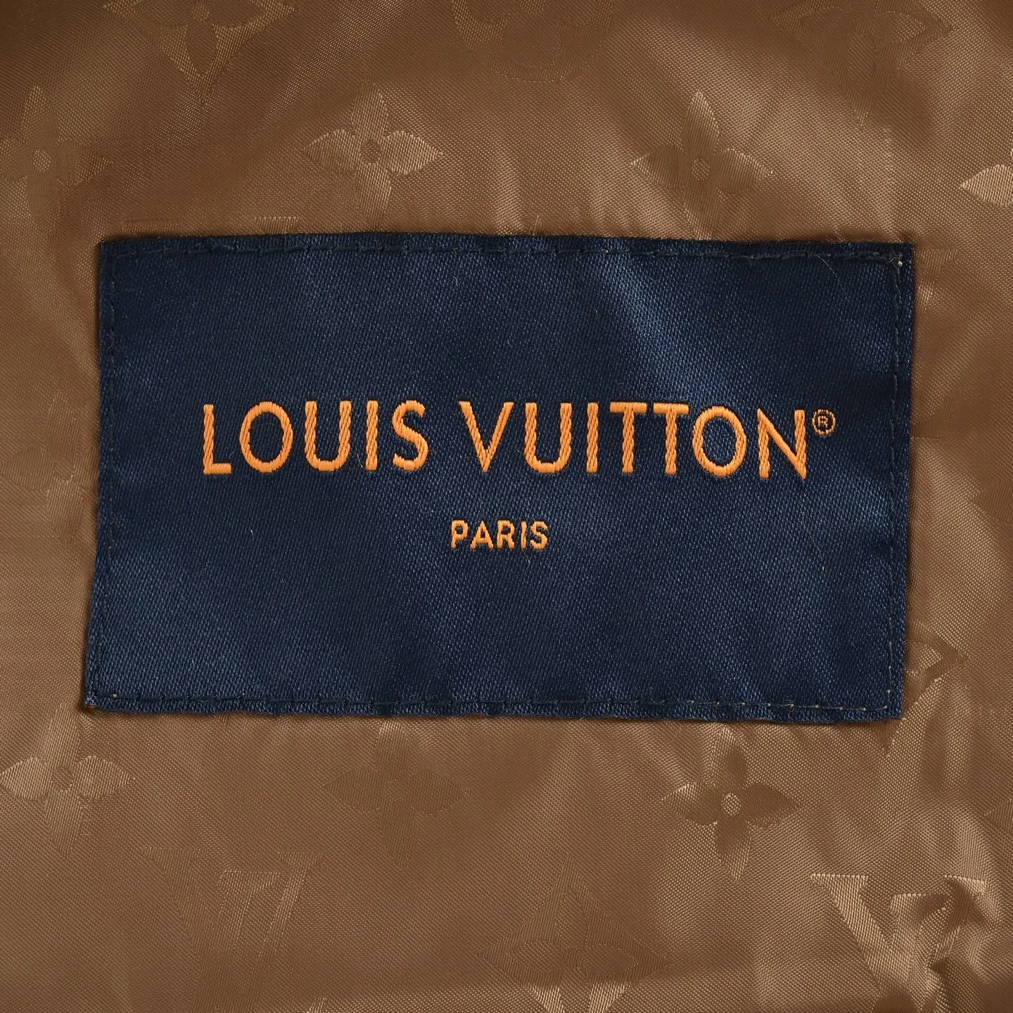 Louis Vuitton/Louis Vuitton 24Fw leather sherpa stand collar jacket